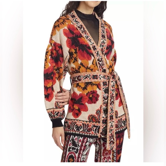 Farm Rio Winter Tapestry Cardigan— RE-LISTED - Picture 3 of 6